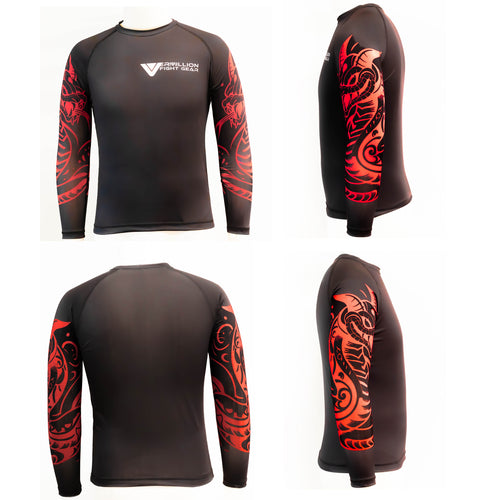 Vermillion Fight Gear "Apex-Flow" Cooling Rashguards | BJJ No-Gi Rashguards